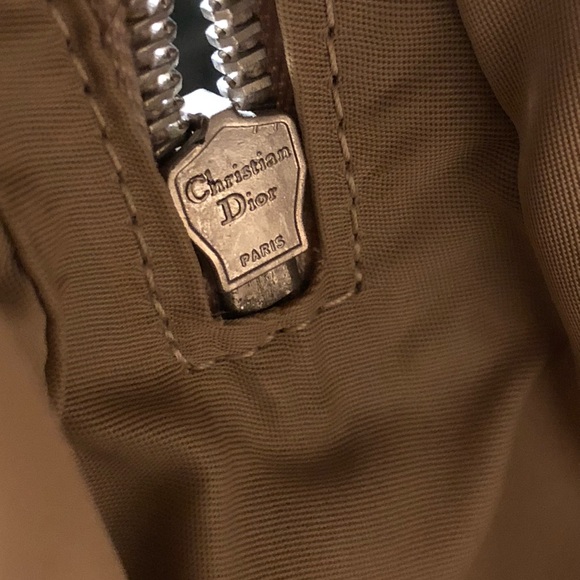 Christian Dior Beige Y2K Girly Flower Monogram Trotter Logo Leather Handbag - Picture 9 of 17